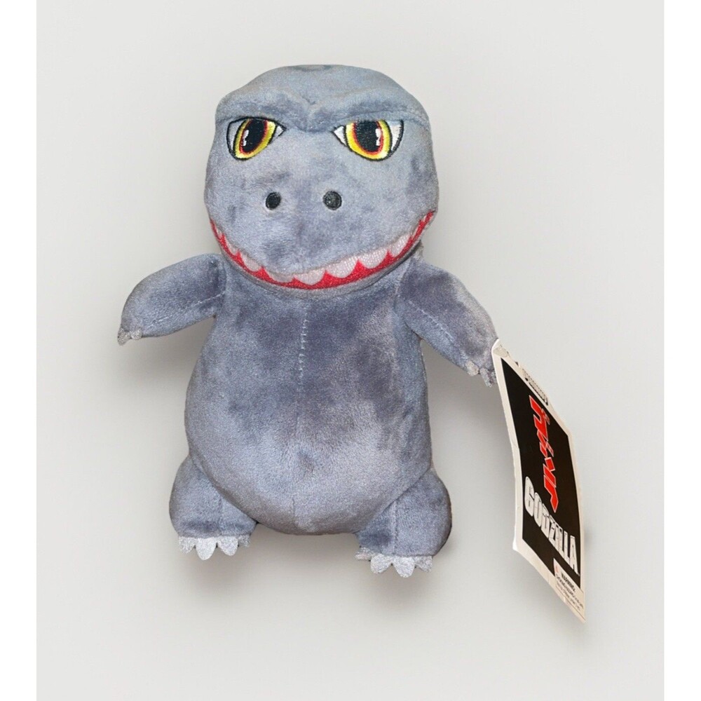 Godzilla Gojira Plush Toy Stuffed Animal 8" Collectible Grey Black